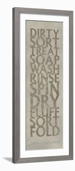 Laundry List-Kristin Emery-Framed Art Print