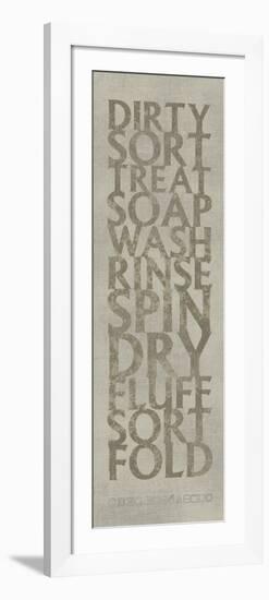 Laundry List-Kristin Emery-Framed Art Print