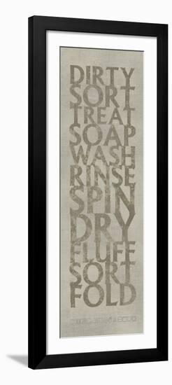 Laundry List-Kristin Emery-Framed Art Print