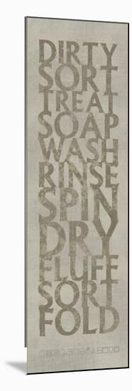 Laundry List-Kristin Emery-Mounted Art Print