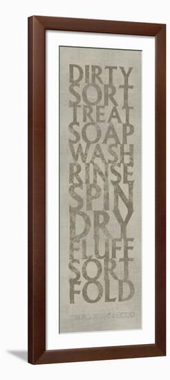 Laundry List-Kristin Emery-Framed Art Print