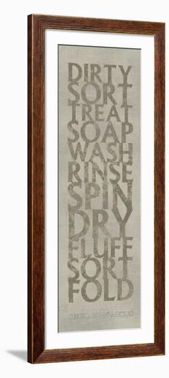 Laundry List-Kristin Emery-Framed Art Print