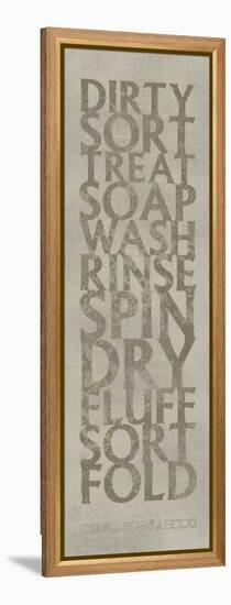 Laundry List-Kristin Emery-Framed Stretched Canvas