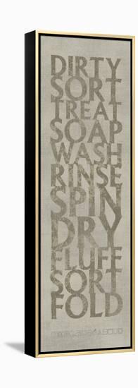 Laundry List-Kristin Emery-Framed Stretched Canvas