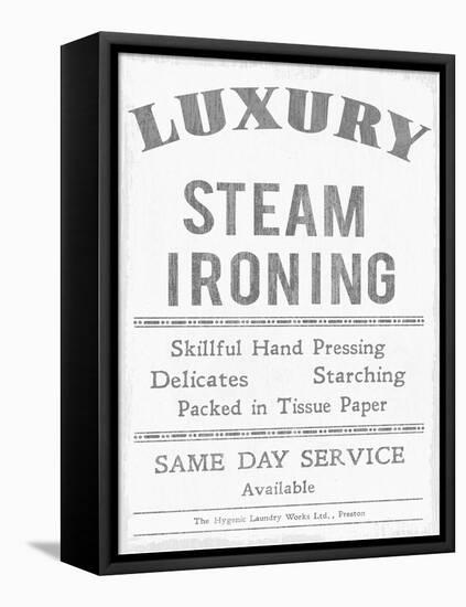 Laundry Luxury-The Vintage Collection-Framed Stretched Canvas