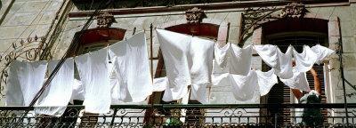 Laundry On Balcony Havana Cuba Photographic Print By Art Com