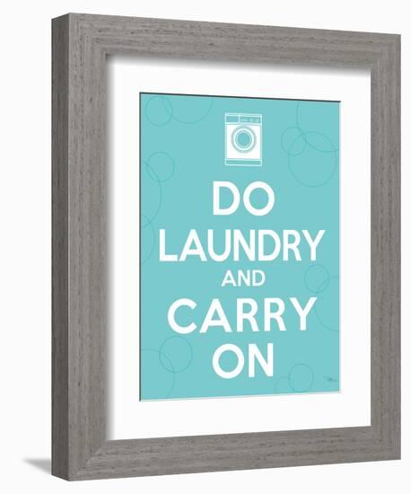 Laundry On I-Pela Design-Framed Art Print