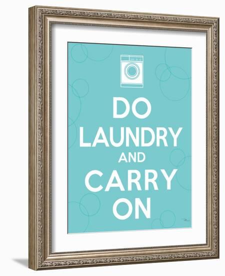 Laundry On I-Pela Design-Framed Premium Giclee Print