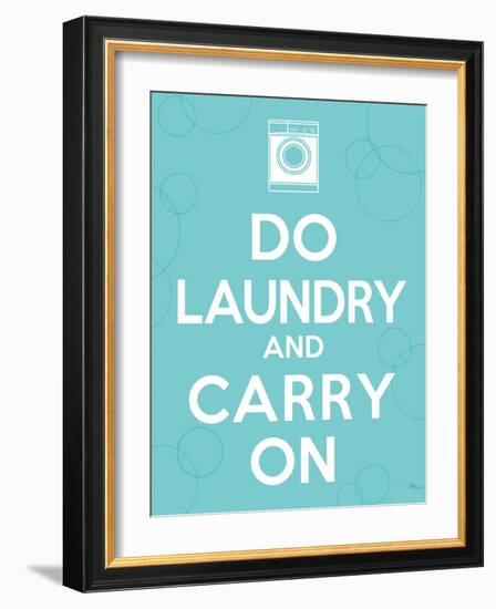 Laundry On I-Pela Design-Framed Premium Giclee Print