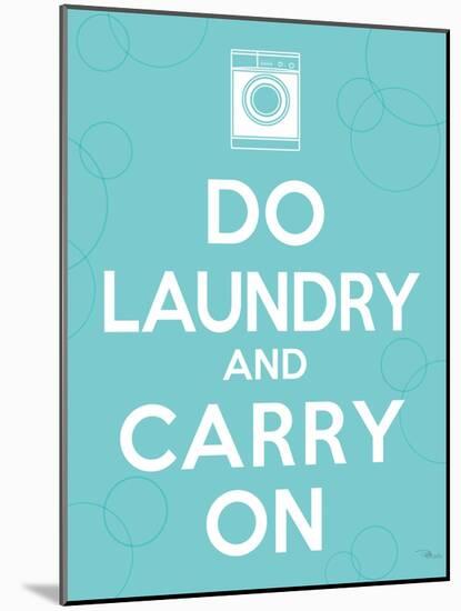 Laundry On I-Pela Design-Mounted Art Print