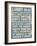 Laundry Room (Blue)-Jace Grey-Framed Art Print