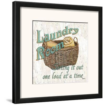 Laundry Room I Framed Art Print by Debbie DeWitt