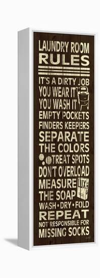 Laundry Room Rules II-N. Harbick-Framed Stretched Canvas