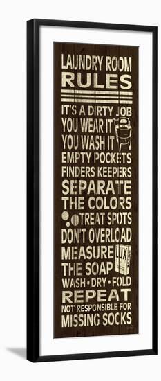 Laundry Room Rules II-N. Harbick-Framed Art Print