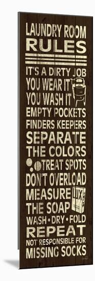 Laundry Room Rules II-N. Harbick-Mounted Art Print