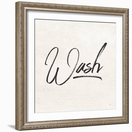 Laundry Script I-Jess Aiken-Framed Art Print