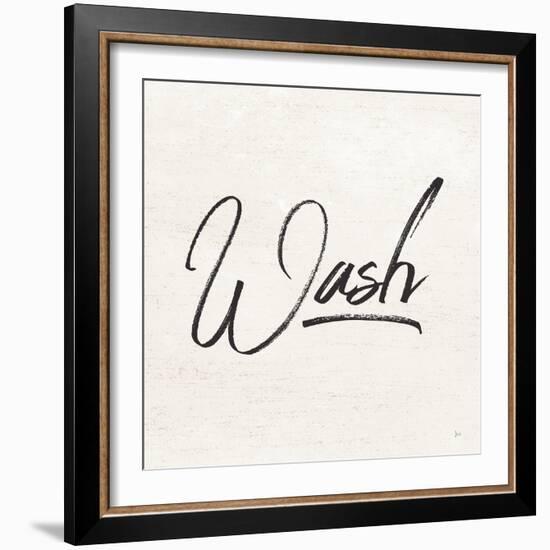 Laundry Script I-Jess Aiken-Framed Art Print