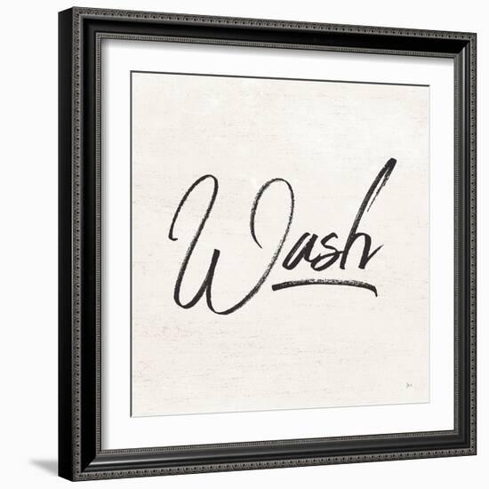 Laundry Script I-Jess Aiken-Framed Art Print