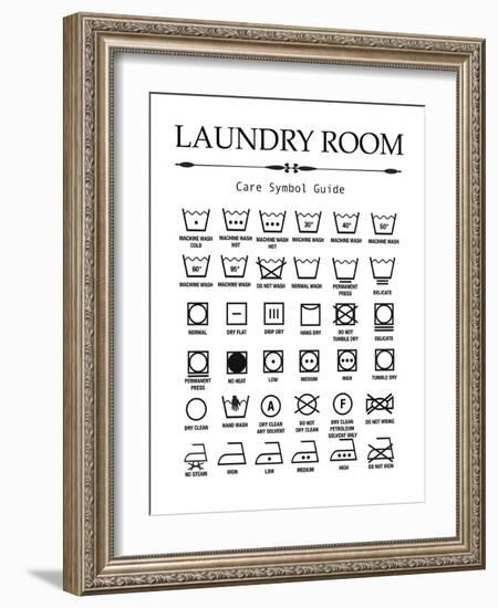Laundry Signs A-Jean Plout-Framed Giclee Print