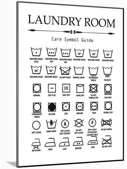 Laundry Signs A-Jean Plout-Mounted Giclee Print