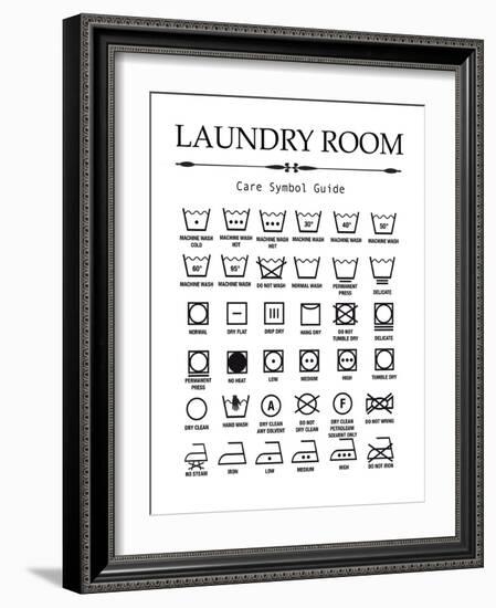 Laundry Signs A-Jean Plout-Framed Giclee Print