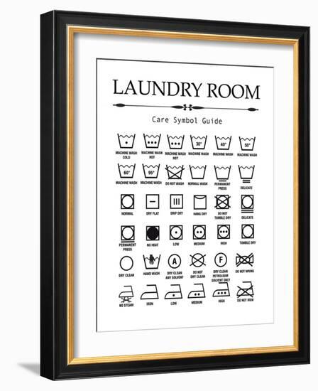 Laundry Signs A-Jean Plout-Framed Giclee Print