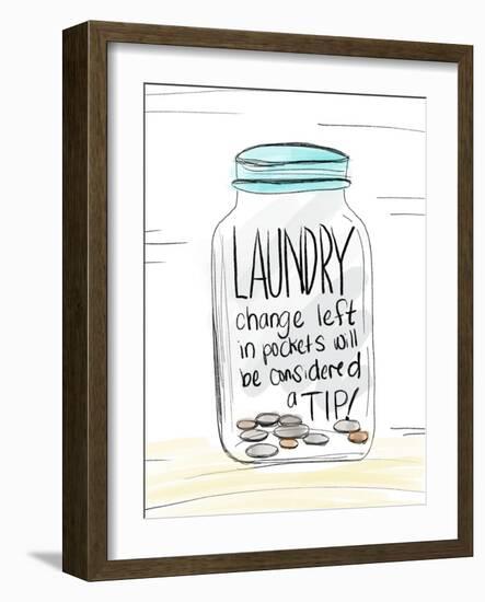 Laundry Tip Jar-Anna Quach-Framed Art Print