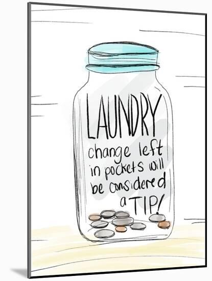 Laundry Tip Jar-Anna Quach-Mounted Art Print