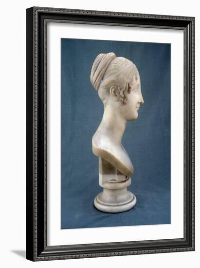 Laura, 1817 (Marble)-Antonio Canova-Framed Giclee Print