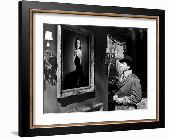 LAURA, 1944 directed by OTTO PREMINGER Dana Andrews (b/w photo)-null-Framed Photo