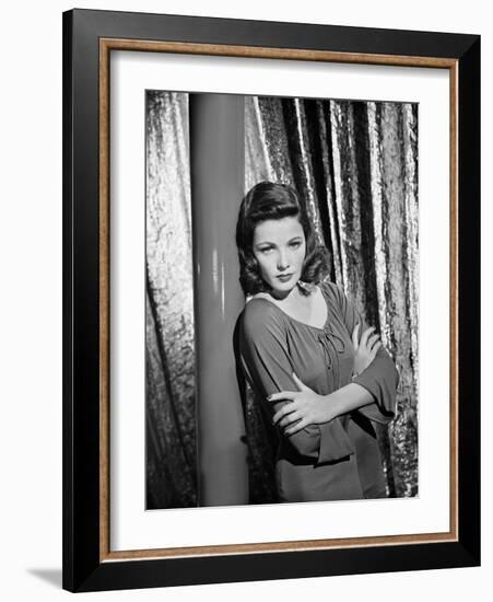 LAURA, 1944 directed by OTTO PREMINGER Gene Tierney (b/w photo)-null-Framed Photo