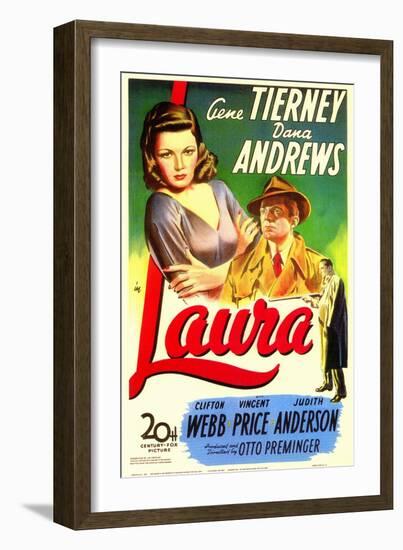 Laura, 1944-null-Framed Art Print