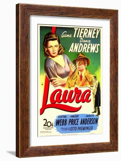 Laura, 1944-null-Framed Art Print