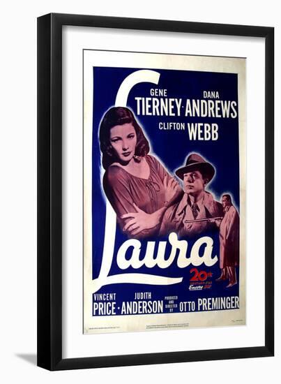 Laura, 1944-null-Framed Art Print