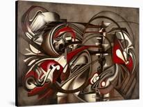 Dark Explosion-Laura Ceccarelli-Stretched Canvas