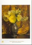 Yellow Dahlias-Laura Coombs Hills-Mounted Art Print