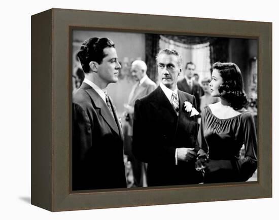 Laura, Dana Andrews, Clifton Webb, Gene Tierney, 1944-null-Framed Stretched Canvas