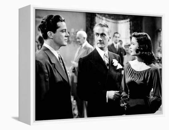 Laura, Dana Andrews, Clifton Webb, Gene Tierney, 1944-null-Framed Stretched Canvas