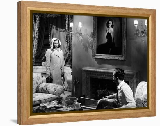 Laura, Gene Tierney, Dana Andrews, 1944-null-Framed Stretched Canvas