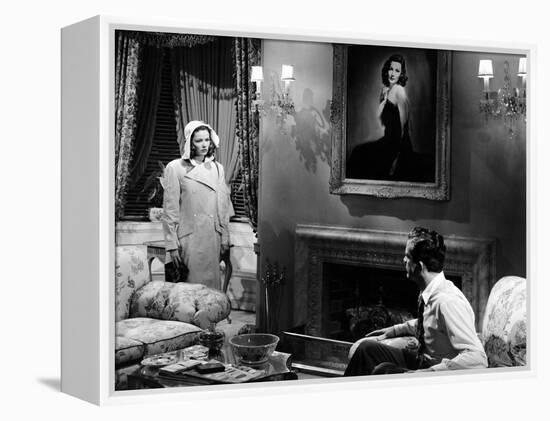 Laura, Gene Tierney, Dana Andrews, 1944-null-Framed Stretched Canvas