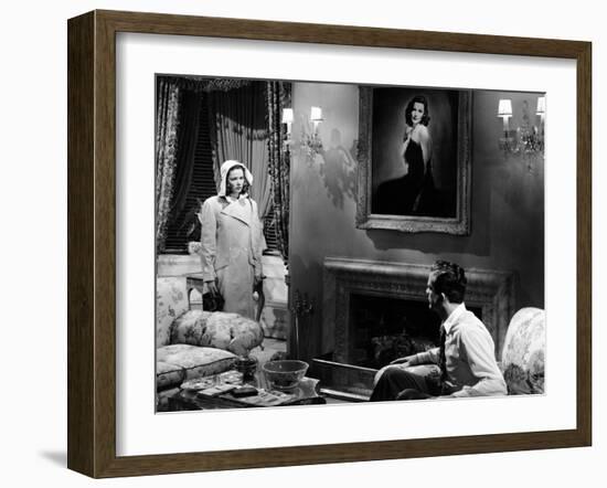 Laura, Gene Tierney, Dana Andrews, 1944-null-Framed Photo