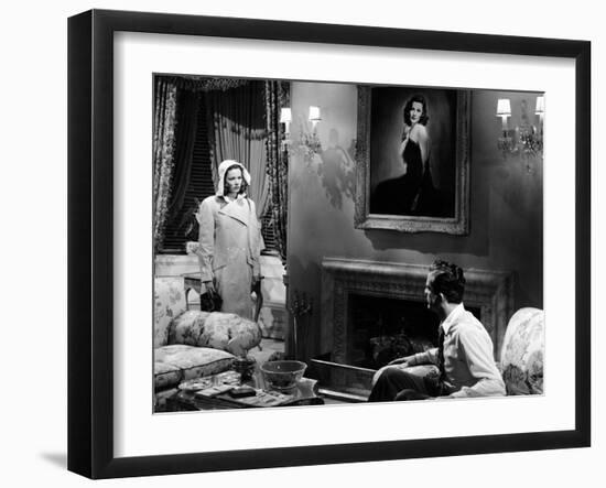 Laura, Gene Tierney, Dana Andrews, 1944-null-Framed Photo