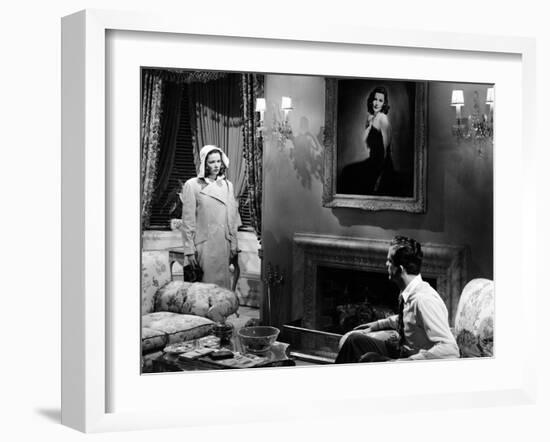 Laura, Gene Tierney, Dana Andrews, 1944-null-Framed Photo