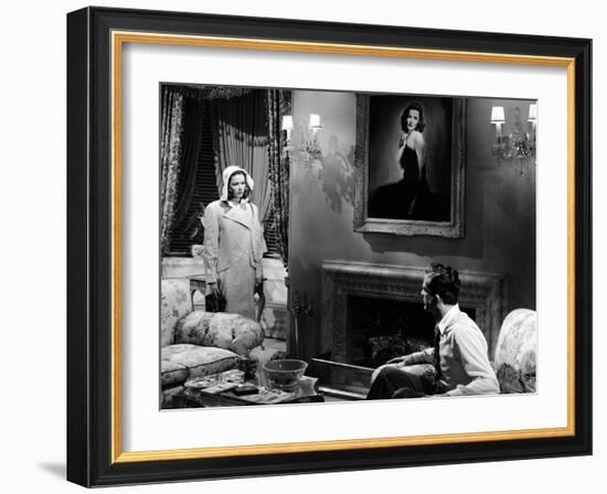 Laura, Gene Tierney, Dana Andrews, 1944-null-Framed Photo