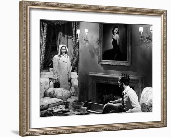 Laura, Gene Tierney, Dana Andrews, 1944-null-Framed Photo