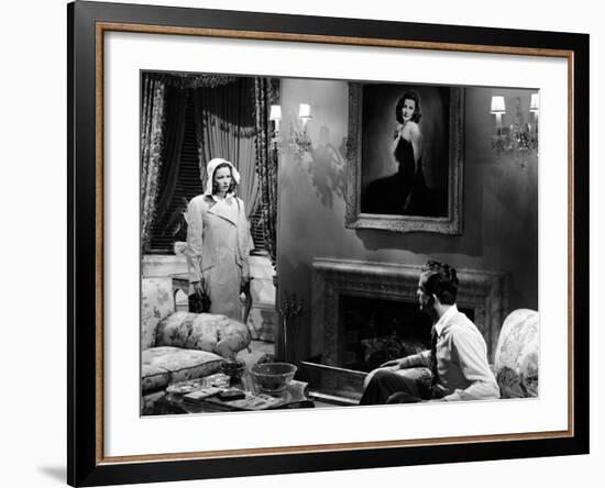 Laura, Gene Tierney, Dana Andrews, 1944-null-Framed Photo