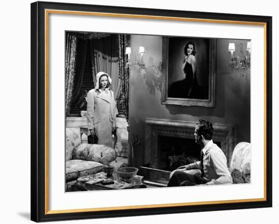 Laura, Gene Tierney, Dana Andrews, 1944-null-Framed Photo