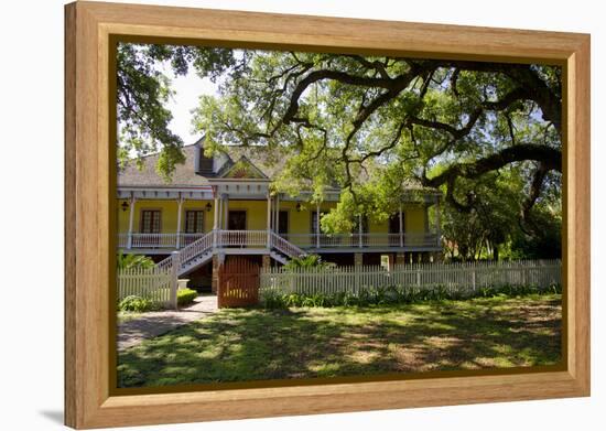 Laura' Historic Antebellum Creole Plantation House, Louisiana, USA-Cindy Miller Hopkins-Framed Premier Image Canvas