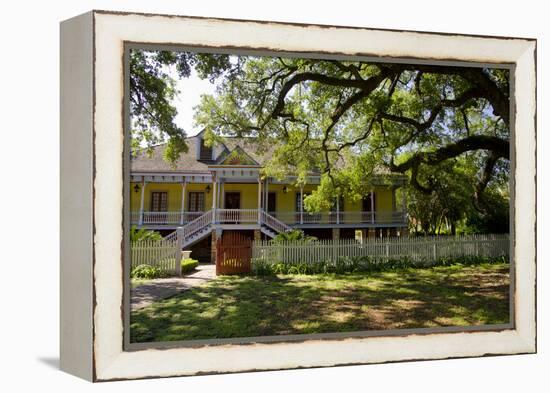 Laura' Historic Antebellum Creole Plantation House, Louisiana, USA-Cindy Miller Hopkins-Framed Premier Image Canvas