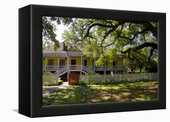 Laura' Historic Antebellum Creole Plantation House, Louisiana, USA-Cindy Miller Hopkins-Framed Premier Image Canvas